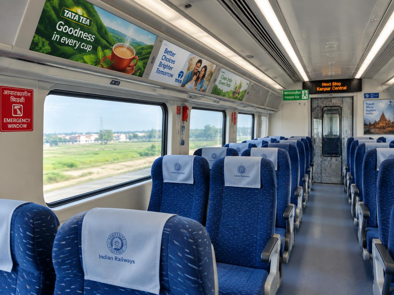 Railway Interior Advertising