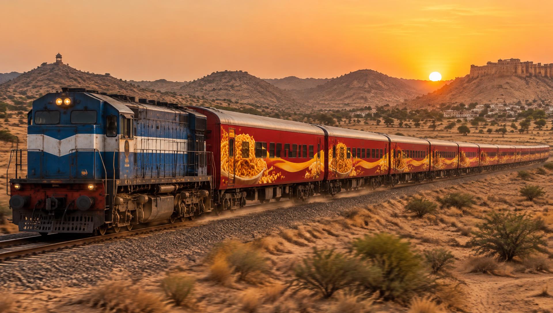 Full-train exterior branding concept with one campaign across every coach